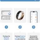 RingConn Gen 2 Air, Ultra-Thin AI Smart Ring, 10-Day Battery Life, Fitness/Sleep/Stress/HR Tracker for Women&Men, No App Fee for Standard Features, iOS & Android Compatible (Size 6, Dune Gold)