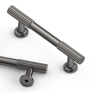 Asidrama 10 Pack 3 Inch(76mm) Brushed Black Nickel Cabinet pulls Kitchen Cabinet Handles, Cabinet Pulls Kitchen Cabinet Hardware for Cupboard Drawer Pulls