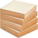 Bright Creations 4 Pack of Unfinished Wood Blocks for Crafting, Wall Decorations, MDF Wooden Squares 1 Inch Thick for DIY Projects, Art Classes, Photo Blocks, Painting (5x5 Inches)