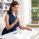 4 x Gannyfer 2026 Wall Calendar, 18-Month Calendar 2026-2027, Use from Jan 2026 to Jun 2027, Large Wall Calendar 2026, 14" x 11", Wall Planner for Your Family, School or Office (3 Stickers Included)