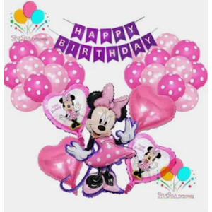 Pink Mouse Birthday Party Decorations