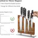 Magnetic Knife Block Without Knives,Magnetic Universal Stands with Strong Enhanced Magnets Strip Kitchen Storage Cutlery Large Organizer Knife Holder for Kitchen Organizer
