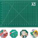 anezus Self Healing Sewing Mat, 12inch x 18inch Rotary Cutting Mat Double Sided 5-Ply Craft Cutting Board for Sewing Crafts Hobby Fabric Precision Scrapbooking Project