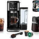 Ninja CFP101 DualBrew Hot & Iced Coffee Maker, Black - (Bundle with 2 Year Enhanced Protection Pack