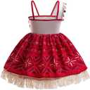 Girls Princess Costume, Perfect for 3-10 Years Old, Multi-Occasion Dress for Birthdays, Halloween, Theme Parties
