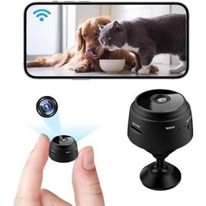 BOELIKAYS Hidden Camera Wireless, Mini Spy WiFi 1080P HD Camera for Home Security, APP Control Surveillance Camera Indoor Outdoor for Home, Car, Baby & Pet Monitoring, Cam with Night Vision (1 PCS)