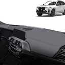 Leather Dashboard Cover Compatible for BMW X3 G01 2025 2024 2023 2022 2021 2020 2019 2018 Dashboard Sun Shade Cover Premium Leather Car Sunshield Mat, Anti-UV Heat Protector (with HUD)