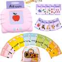 QuTZ ABC Flash Cards for Toddlers 2-4, Autism Toys, Speech Therapy Educational Cards with 272 Words for Boys and Girls