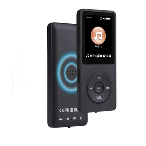 MP3 Player - Music Player with Bluetooth 5.2 HiFi Sound Shuffle Single LoopBuilt-in HD Speaker Voice Recorder Mini Design Ideal for Sport ，Supports up to 128GB TF Card-A3