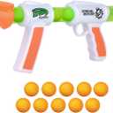 Kiddie Play Atomic Power Popper Gun Ball Shooter with Foam Balls for Kids
