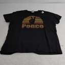 Peace T-Shirt Retro Love 60s 70s Hippie Gift T-Shirt XXL
