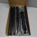 2 Pack String Light Poles,10 Ft Light Poles for Outside String Lights,Outdoor Lights Pole with Fork,Metal Poles Stand for Patio Deck Backyard