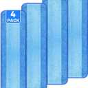4-Pack 18 Inch Microfiber Mop Pads Compatible with Bona, Washable Reusable
Compatible With Bona And Similar 18" Mops; Dual-Sided Microfiber For Wood, Tile, Laminate, Vinyl And Stone Floors