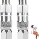 Sprayer Joint, 1/4-Inch Hose Swivel Joint 2 Pack, 360 Degrees Rotate Stainless Steel Airless High Pressure Spray Gun Connector Accessories for Paint Sprayers & Hose