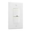 Eaton VS306U-W 600-Watt 120V Wall Mount Occupancy/Vacancy Sensor Without Wallplate, White