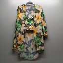 KEYUFANG Women 3 Piece Vocation Outfits Summer Suit Floral Kimono Cardigans Beach Cover Up Crop Cami Top Short Set (XL)