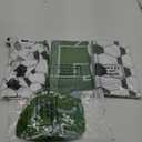 Mixweer 12 Pcs Soccer Party Decorations 54 x 108 Inch Disposable Plastic Touchdown Table Cover for Soccer Birthday Party Decorations