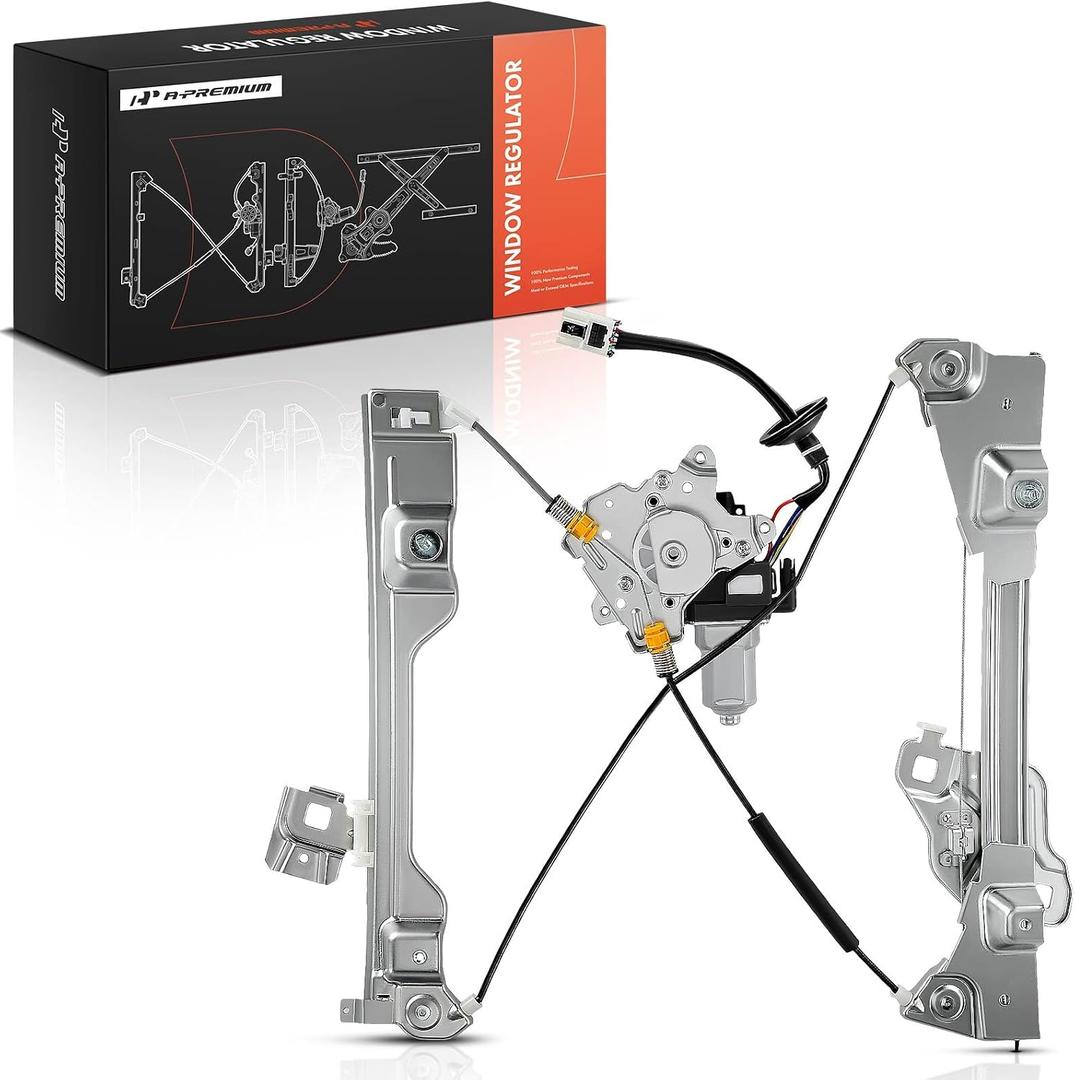 A-Premium Electric Window Regulator with Motor Compatible with Nissan 350Z 2003-2009 Front Driver Side