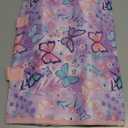 Toy Dolls Storage Bag Tote Carrying Case Compatible with LOL Surprise Toys Dolls Omg, Hanging Organizer Storage Bag with 8 Clear Window Pockets, Bag Only (03-Butterfly Purple)