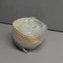 Mini Banneton Basket,6 Pcs 5 Inch Small Sourdough Banneton Bread Proofing Basket Set Round Proofing Bowl for Sourdough Loaf Pans Bread Baking Supplies (Beige)