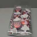 12 Pcs Candy Cane Ornaments for Christmas Tree - 6.5 Inch Red & White Assorted Shape Lollipop Hanging Decor with Ribbon for Sweet - Themed Xmas & New Year Party, Home Holiday Decorations