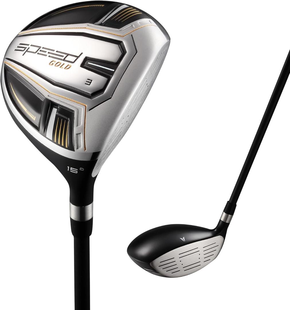 Speed System - Golf Fairway Wood, 3 Wood, 15 Degrees, Right Hand, Lenght 43.5", Weight 300G, Loft 15