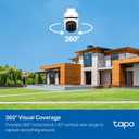 Tapo 1080P Outdoor Wired Pan/Tilt Security Wi-Fi Camera, 360 View, Motion Tracking, Works with Alexa & Google Home, Night Vision, Free AI Detection, Cloud & SD Card Storage(up to 512GB), Tapo C500