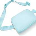 Cross Body Fanny Pack for Women,Fashion Waist Packs Crossbody Bags,Belt Bag with Adjustable Strap - Blue