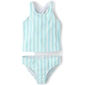 The Children's Place Girls' 2-Piece Tankini Swimsuit (X-Large)