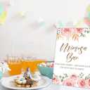 Mimosa Bar Sign,Wooden Sign with Stand,Blush Pink Floral Mimosa Bar Decorations,Fiesta Bar Decor,Bridal Shower Supplies,Bar Supplies,Party Decor,Bridal Shower Sign,Wedding Decor,Party Supplies,2