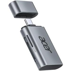 Acer USB C SD 4.0 Card Reader, 2 in 1 UHS-II Micro SD Card Reader to Type C Adapter for MicroSD, SDXC, SDHC, RS-MMC Compatible with iPhone 15/16, MacBook Pro/Air, Laptop, Tablet
