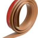 Uxcell Floor Transition Strip Self Adhesive, 2.75" Wide PVC Carpet to Tile Transition Strip Edging Trim Strip for Laminate Doorway Height Less Than 15mm/0.6in Brown 6.56Ft