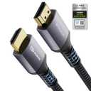 Stouchi 10K 8K HDMI Cable 6ft 48Gbps (Certified) Ultra High Speed HDMI Cable, 8K60Hz 4K120Hz 144Hz eARC HDCP 2.2&2.3 HDR10+ Dolby Compatible with PS5 PlayStatio5 Xbox Series X Apple TV 4K (Grey)