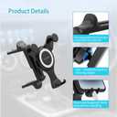 ICAILIN Car Phone Holder Mount for Round Air Vent, Universal Circular Vent Cell Phone Mount Compatible with Mercedes Benz A/B/C/E/S/GLC Class, Jeep Wrangler, Mini Cooper, Fits iPhone & Samsung