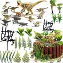 Dinosaur Birthday Cake DecorationsJungle Cake DecorationsHappy Birthday Dinosaur Cake Toppers for Cake