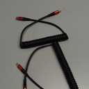 USB C Cable 3ft 2Pack USB C to USB C Charger Cable for Car, Coiled Type C Fast Charging Cable for iPhone 17/16/15/Plus/Pro/Pro Max/MacBook Pro 2020/iPad Pro 2020/iPad Air 4/Samsung Galaxy S23-Red