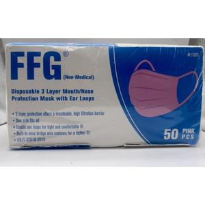 Disposable Face Mask For Adults - Travel Essentials, 50 Pack Individually Wrapped, 4 Ply Protection,Safety Masks Disposable