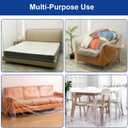 TopSoon 2PK Mattress Bag  Clear Plastic Mattress Disposal Bag  Moving & Storage Cover for Mattress or Box Spring  Heavy-Duty Mattress Moving Supplies (1.5mil,Queen 60" x 14" x 100")