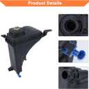 Engine Coolant Reservoir Tank(with Cap And Sensor). Replaces Part # 17137567462,603-334,17137607482, 17137640514.Compatible with BMW 120i 128i 323i 325i 328i 330i 335i X1 Z4 2005-2016