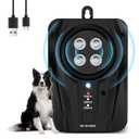 Anti Bark Device, Automatic Dog Barking Deterrent Devices with 4 Speakers, Audio & Ultrasonic Anti Dog Barking Device with 33FT Range, Indoor Outdoor Bark Control Device for Puppy Medium Large dog