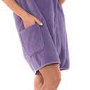 TowelSelections Womens Shower Wrap Adjustable Cotton Terry Cloth Bathwrap Gym Cover-up (XX-Large, Bougainvillea)