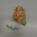 Sheaifun Solar Garden Statues Dog Statues Fairy Garden Accessories Outdoor Resin Dog Figurine Mini Golden Retriever Statue with Lights for Outside Porch Patio Decor 3 * 2 * 3.5 In Valentines Day Gifts