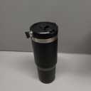 STANLEY IceFlow 2.0 Flip Straw Tumbler with Handle 40 oz | Twist On Lid and Flip Up Straw | Leak Resistant Water Bottle | Insulated Stainless Steel | BPA-Free | Black 2.0