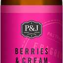 P&J Trading Fragrance Oil | Berries & Cream Oil 100ml - Candle Scents for Candle Making, Freshie Scents, Soap Making Supplies, Diffuser Oil Scents (3.38 Fl Oz (Pack of 1))