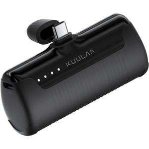 Kuulaa Portable Charger USB C Power Bank 4500mAh Small Portable Phone Charger Android Compact Plug in Battery Pack Portable Compatible with iPhone 15, Samsung Galaxy, Moto, LG, Pixel, Black