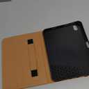 For iPad A16 Case, iPad 11th / 10th Generation Case (2025/2022), 360 Degree Rotating Premium Leather Folio Stand Cover with Pencil Holder, Orange