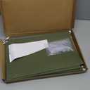 SUNEE Hanging File Folders Legal Size,25 Pack Reinforced Hang Folders, Adjustable 1/5-Cut Tabs, Designed for Bulky Files, Filing Cabinet, Standard Green