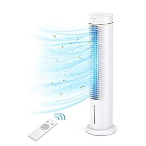 TaoTronics Evaporative Air Cooler, 3-in-1 45" Air Cooler, Tower Fan and Humidifier, 80° Oscillating Cooling Fan with 4 Speeds, 3 Modes, 6L Water Tank, Remote Control, for Bedroom, Living Room, Office