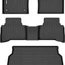 HAFIDI Floor Mats & Cargo Liner Set Fit for 2023 2024 2025 2026 Toyota Prius & Prius Prime All Weather Protection TPE Anti-Slip Automotive Full Set Floor Liners Custom Accessories - Black