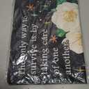 4 x White Camellia Flower Inspirational Decorative Garden Flag